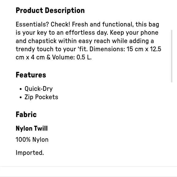 Fabletics Mini Bag New - Picture 13 of 13